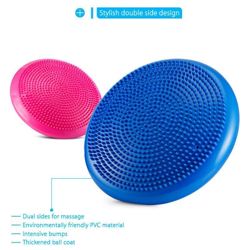 Balance Stability Cushion Wobble Air Disc Ankle Knee Strength Rehab Exercise view 5