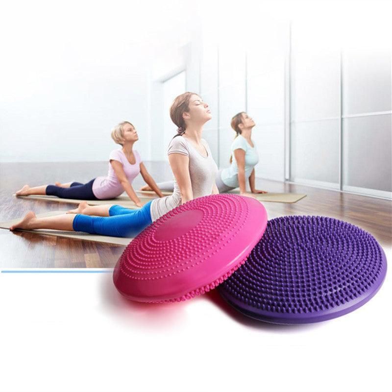Balance Stability Cushion Wobble Air Disc Ankle Knee Strength Rehab Exercise - Red view 4