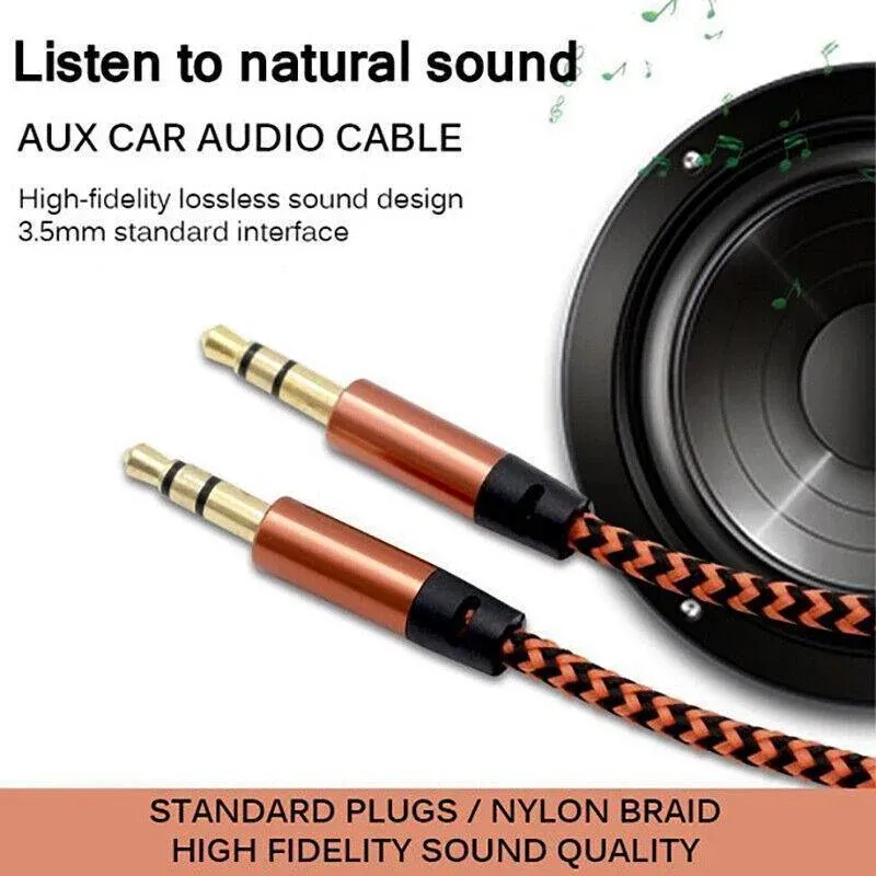 AUX Cable 3.5mm Stereo Audio Input Extension Male to Male Auxiliary Car Cord view 12