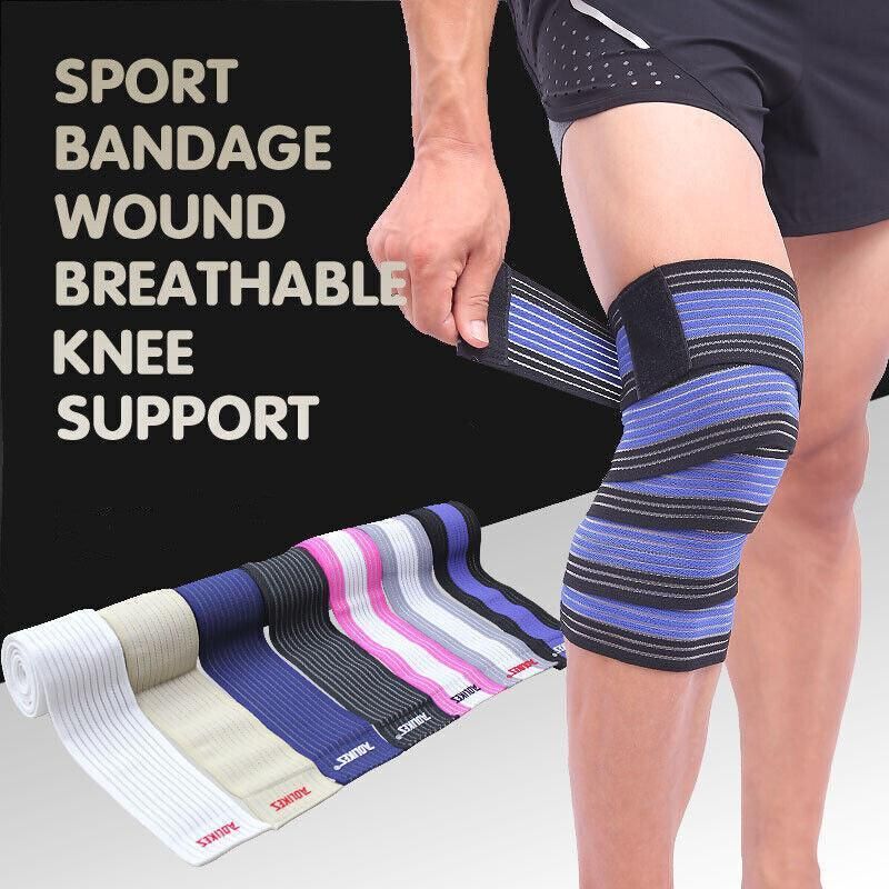 Sports Gym Bandage Wrap Compression Strap Wrist Knee Leg Ankle Elbow Band view 2