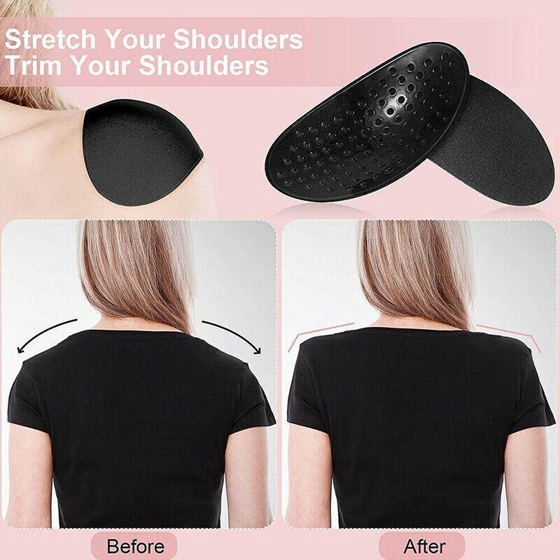 2Pcs Soft Anti-Slip Invisible Shoulder Pads Naturally Increased Silicone view 7