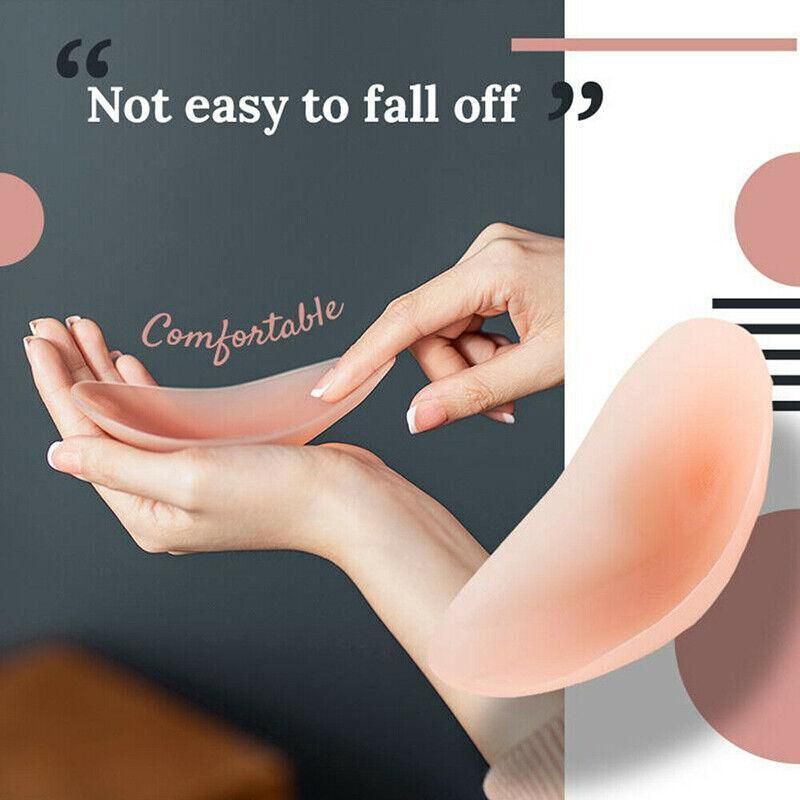 2Pcs Soft Anti-Slip Invisible Shoulder Pads Naturally Increased Silicone view 9