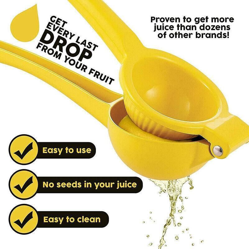 Premium Quality Metal Lemon Squeezer Handheld Juicer Presser Citrus Juice Lime view 6