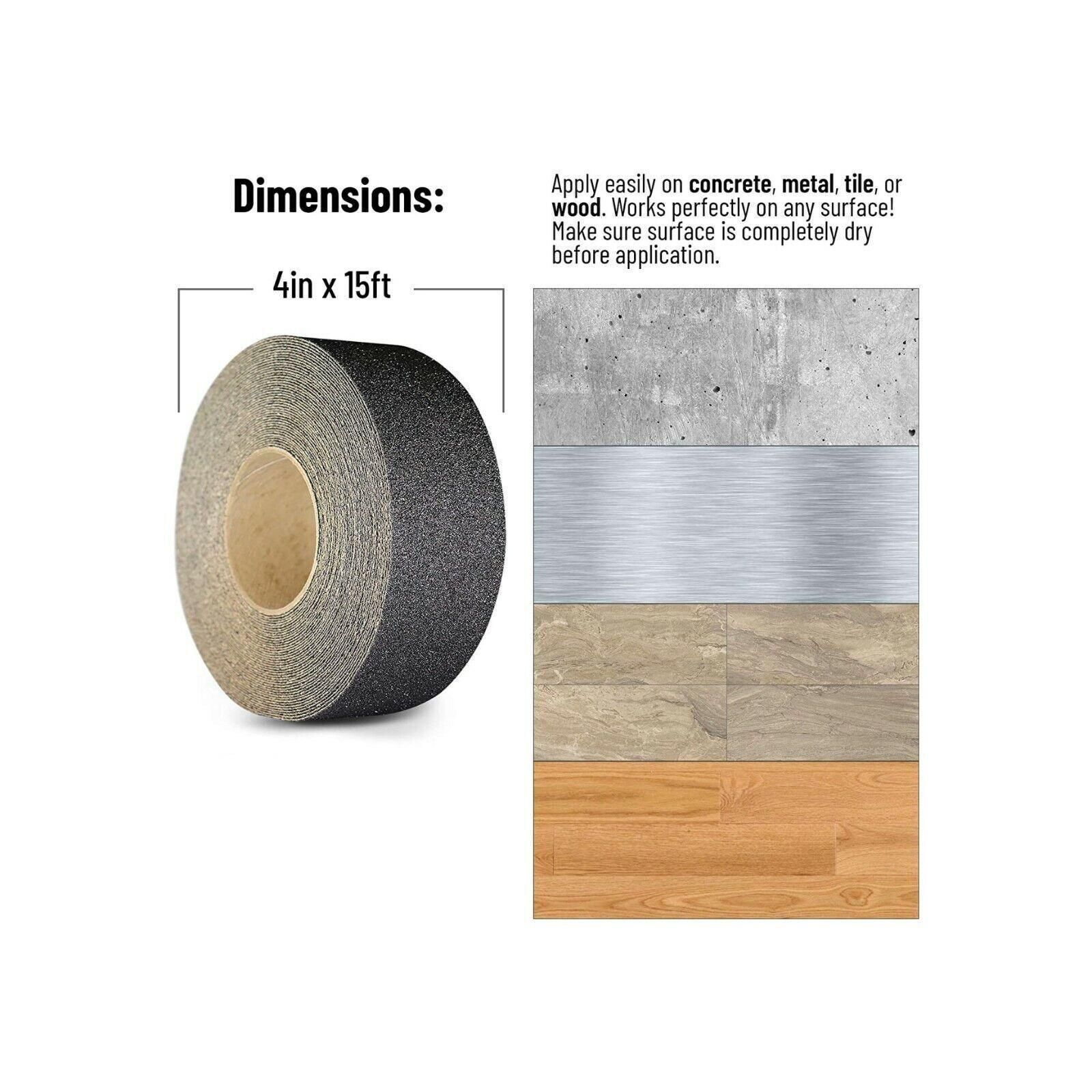 Anti Slip Tape High Grip Adhesive For Flooring Stair Tread - Yellow&Black view 8