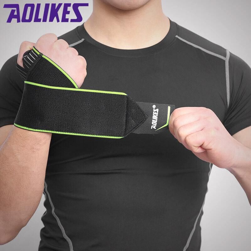 Aolikes 1 Pair Adjustable Wrist Support Wrap Strap Compression Hand Brace Au view 5