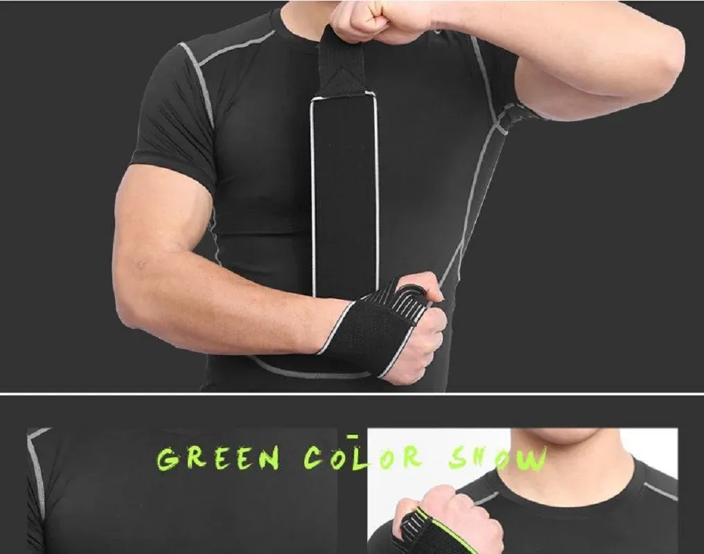Aolikes 1 Pair Adjustable Wrist Support Wrap Strap Compression Hand Brace Au view 7