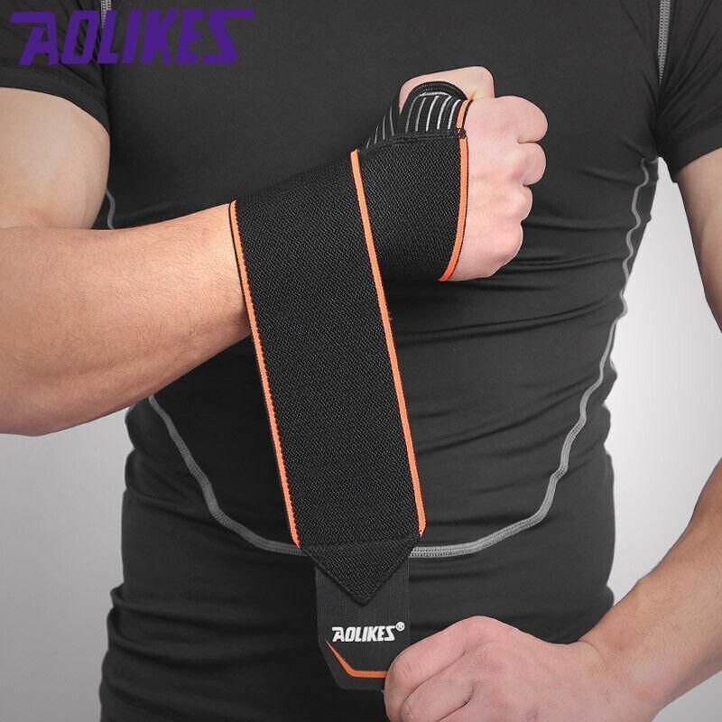 Aolikes 1 Pair Adjustable Wrist Support Wrap Strap Compression Hand Brace Au view 4