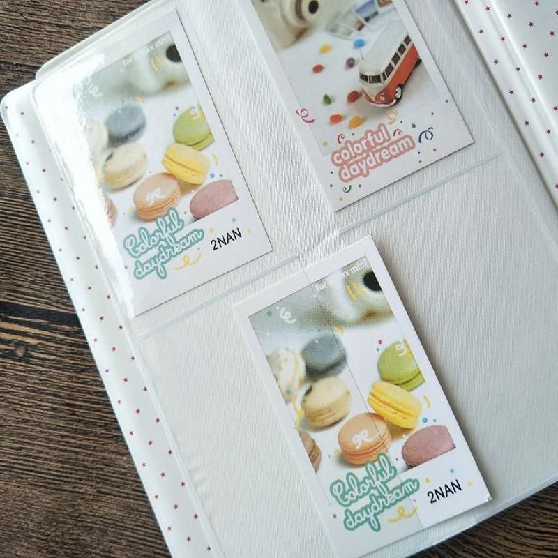 128 Pockets Album Case Storage For Polaroid Photo FujiFilm Camera Film - Pink view 11