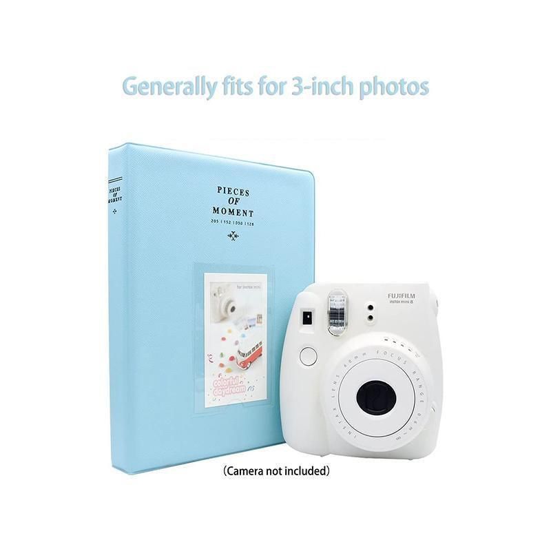 128 Pockets Album Case Storage For Polaroid Photo FujiFilm Camera Film - Beige view 6