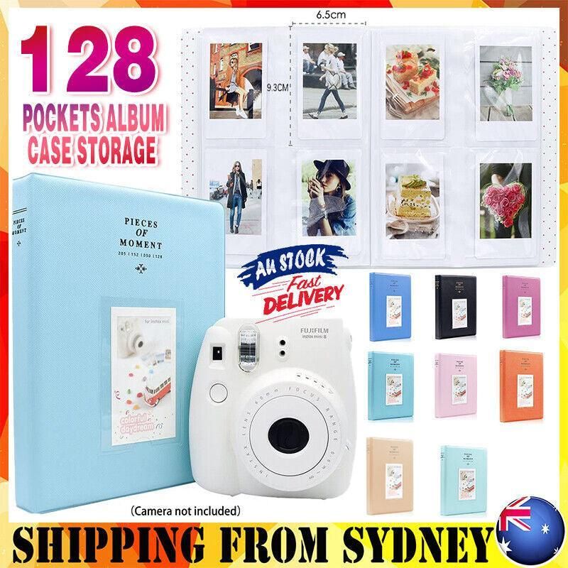 128 Pockets Album Case Storage For Polaroid Photo FujiFilm Camera Film - Beige view 13