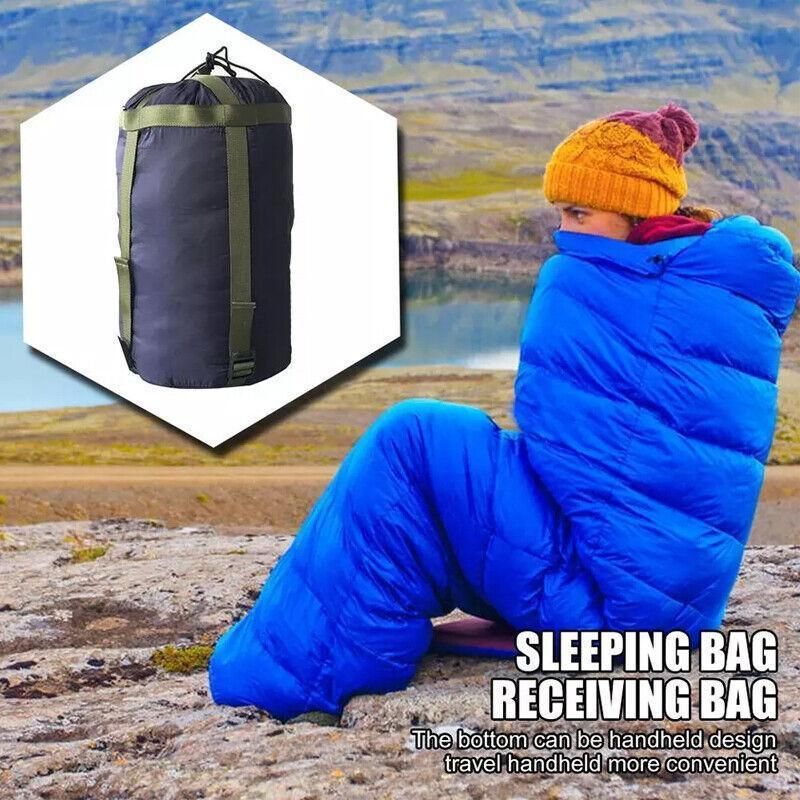 Camping Sleeping Bag Compression Sack Waterproof Outdoor Storage Bag - Wine Red view 4