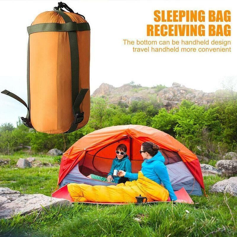 Camping Sleeping Bag Compression Sack Waterproof Outdoor Storage Bag - Lake Blue view 7