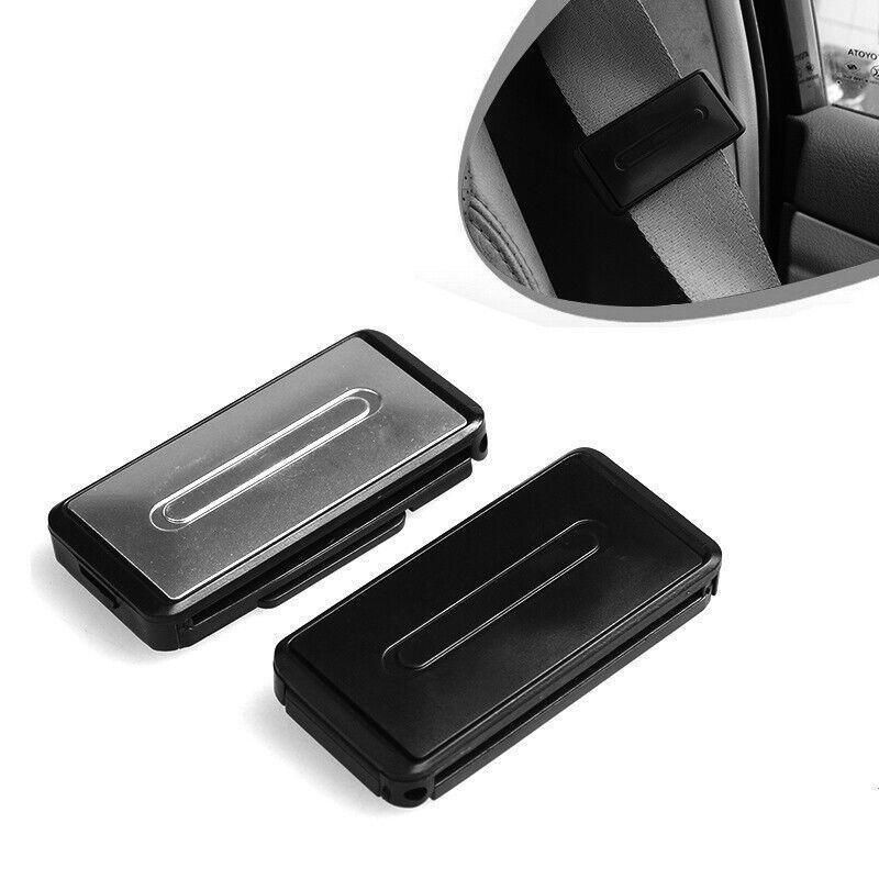 2X Car Shoulder Strap Positioning Clip Buckle Adjuster for Driving Comfort - Black view 10