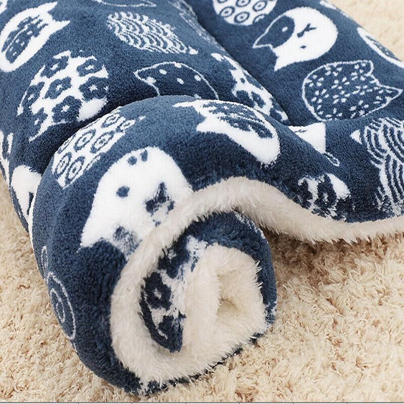 L Size Puppy Dog Cat Cushion Mattress Blanket Bed Soft Warm Pad Winter Kennel view 7