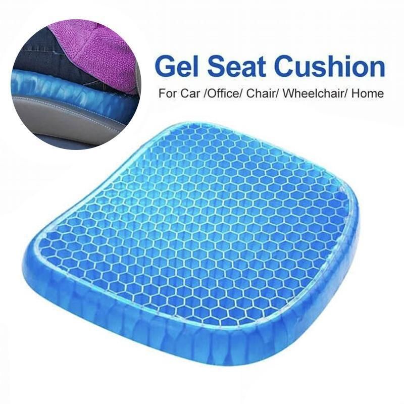 Gel Honeycomb Seat Comfort Cushion Flex Back Support Spine Protector - 1000g view 6