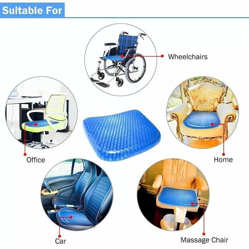 Gel Honeycomb Seat Comfort Cushion Flex Back Support Spine Protector - 1000g view 13
