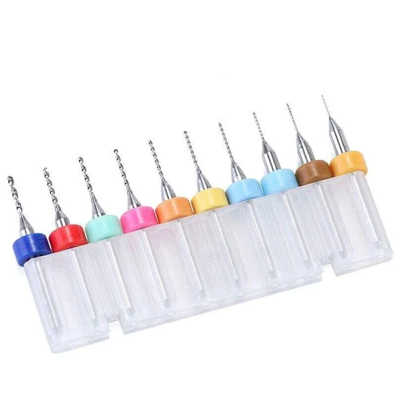 10X Tungsten Steel Micro Drill Bits 0.1-1.2mm for Rotary Tool - 0.3-1.2MM view 5