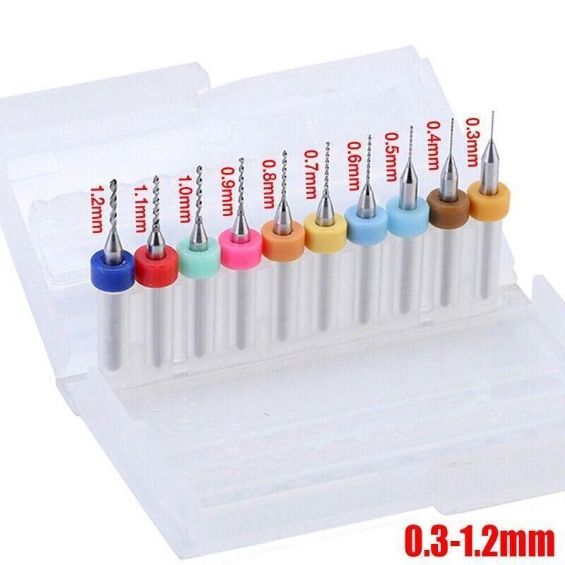10X Tungsten Steel Micro Drill Bits 0.1-1.2mm for Rotary Tool - 0.3-1.2MM view 6
