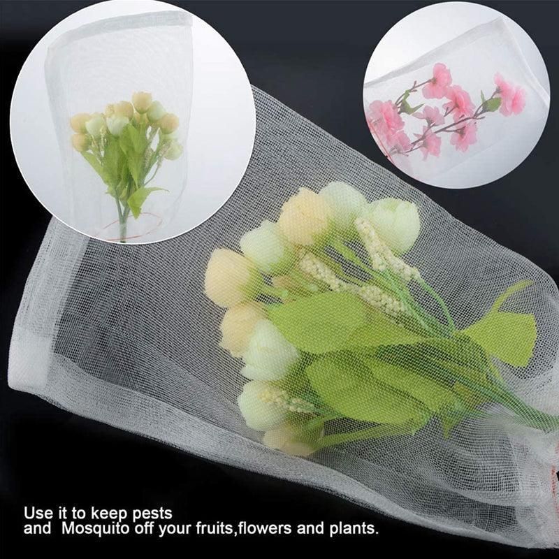50X Fruit Net Bags Agriculture Garden Vegetable Protection Mesh Insect Proof view 9