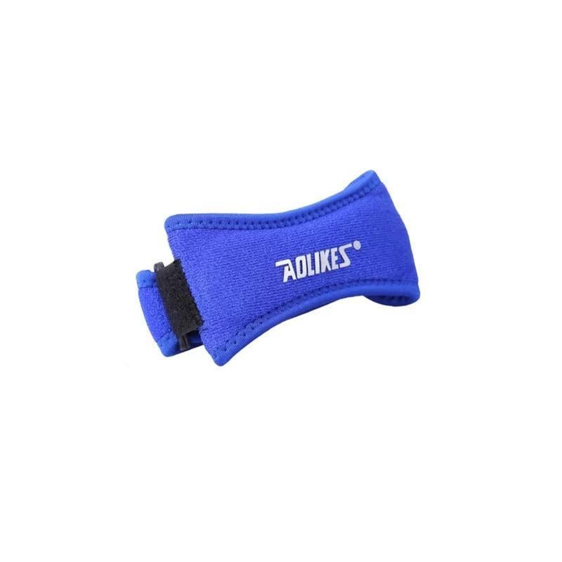 Aolikes Knee Strap Patella Jumper Gel Runner Tennis Sports Brace Support - Blue