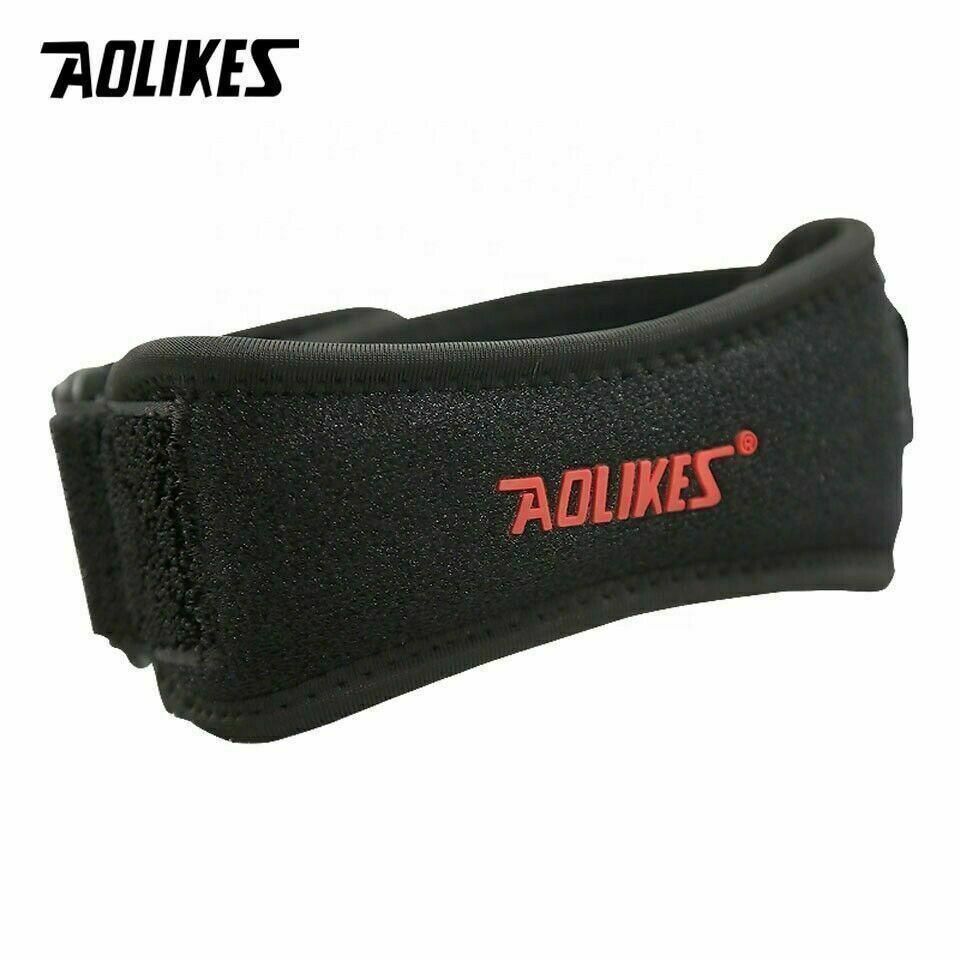 Aolikes Knee Strap Patella Jumper Gel Runner Tennis Sports Brace Support - Red view 12