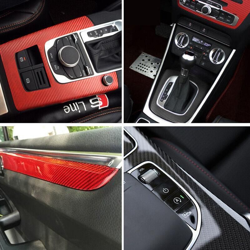 152 x 30CM Car Vinyl Wrap Carbon Fiber Matt Satin Glossy Multi Color Car Tint view 12