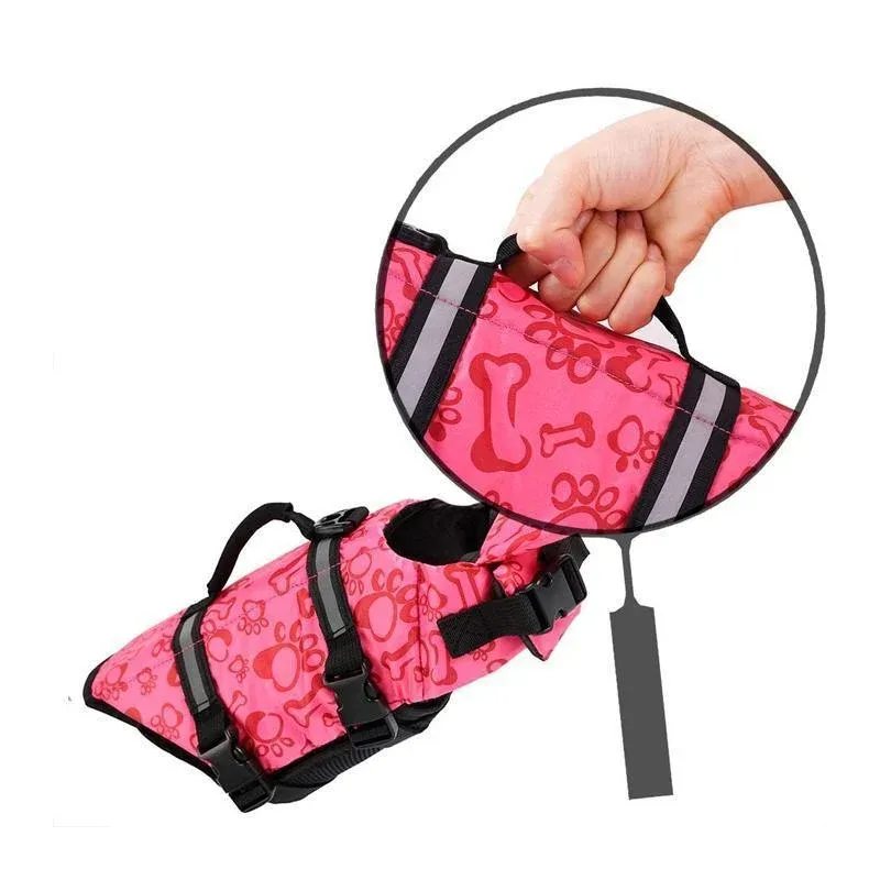 Floatation Vest for Dogs Swimming and Boating with Buoyancy Support Red - XS view 4