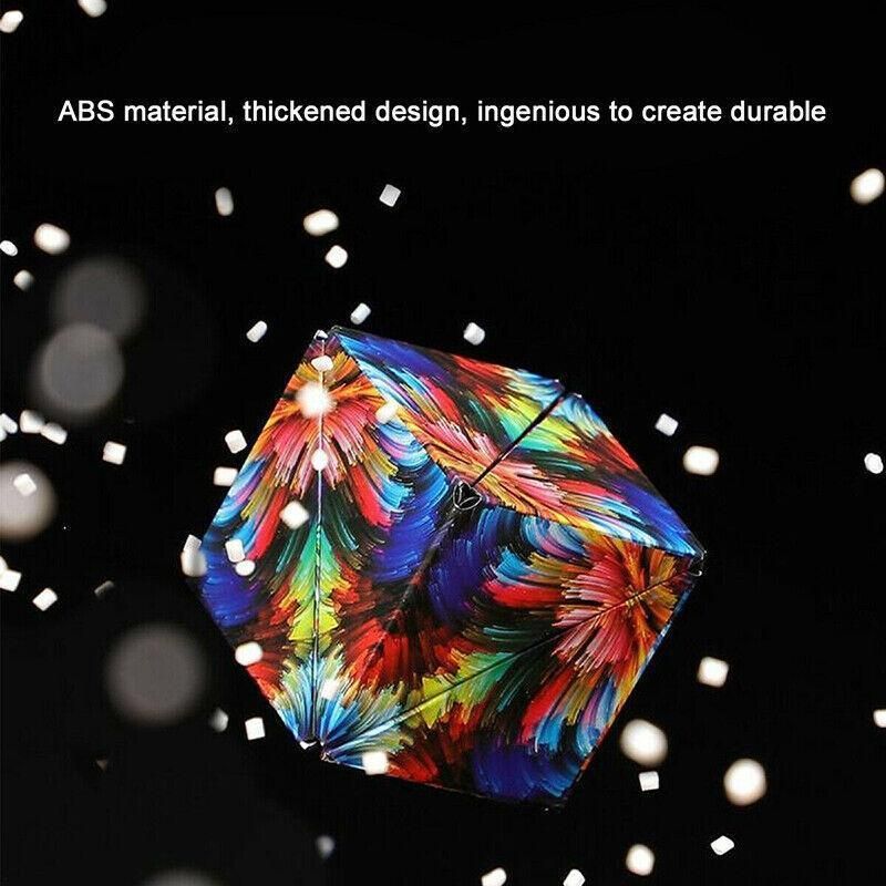 Variety Changeable Magnetic Magic Cube 3D Hand Flip Puzzle Anti Stress Toys view 4