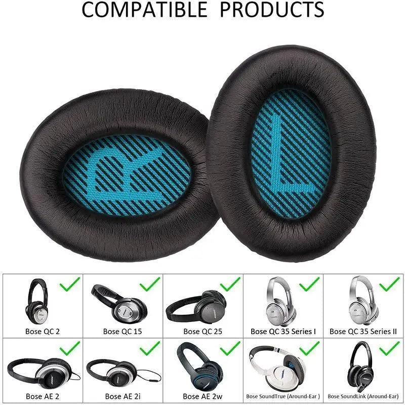 Replacement Ear Pads Cushions For Bose Quietcomfort 35 Qc35 Ii Qc25 Qc15 Ae2 view 11