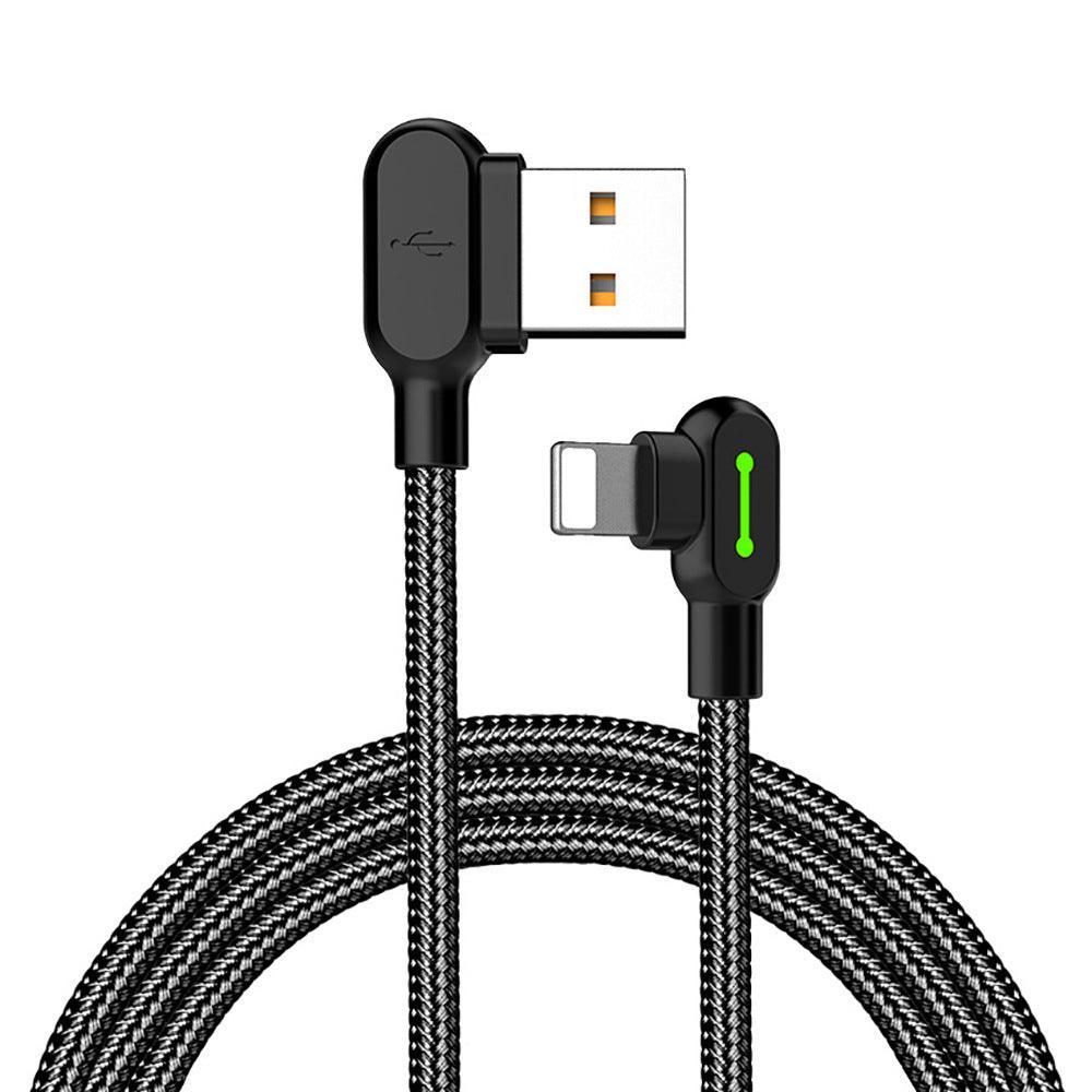 Mcdodo Fast Usb Cable Heavy Duty Charging Syn Charger Iphone 90 Degree Angle - 3m view 3
