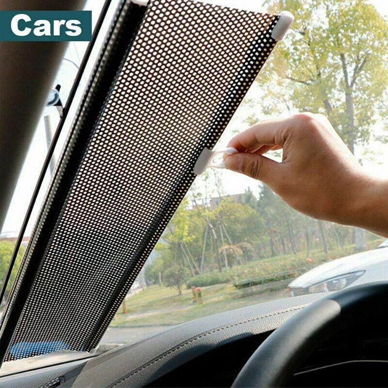Black Roller Blinds Suction Cup Sunshade Blackout Curtains Car Home Window view 10