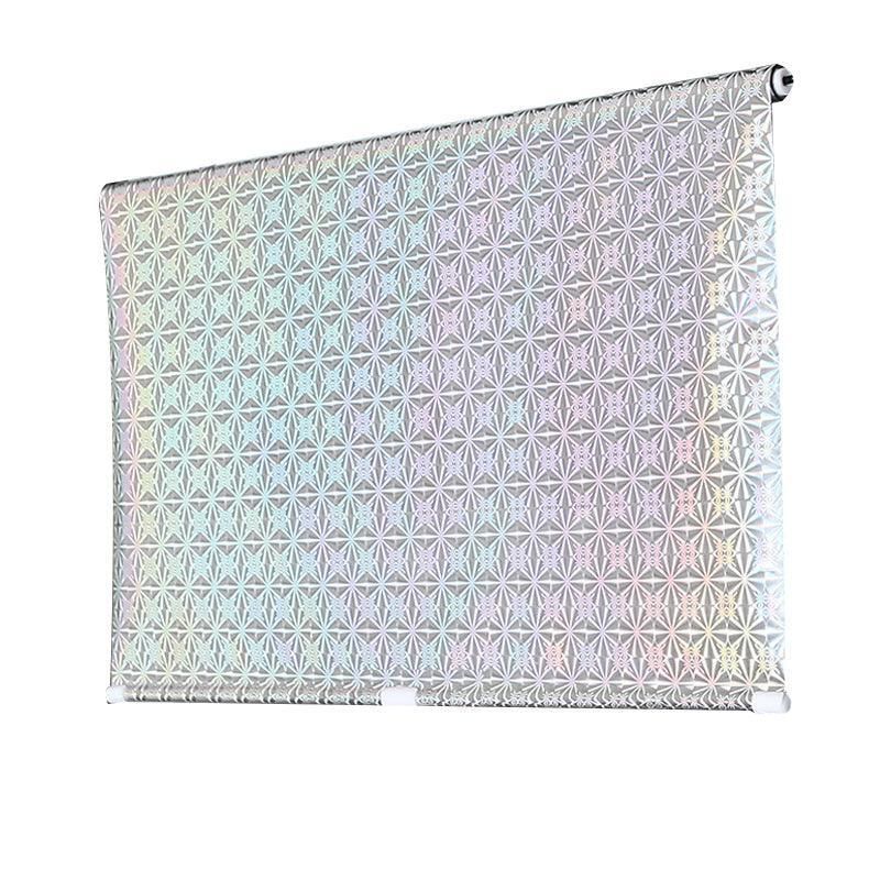 Silver Roller Blinds Suction Cup Sunshade Blackout Curtains Car Home Window