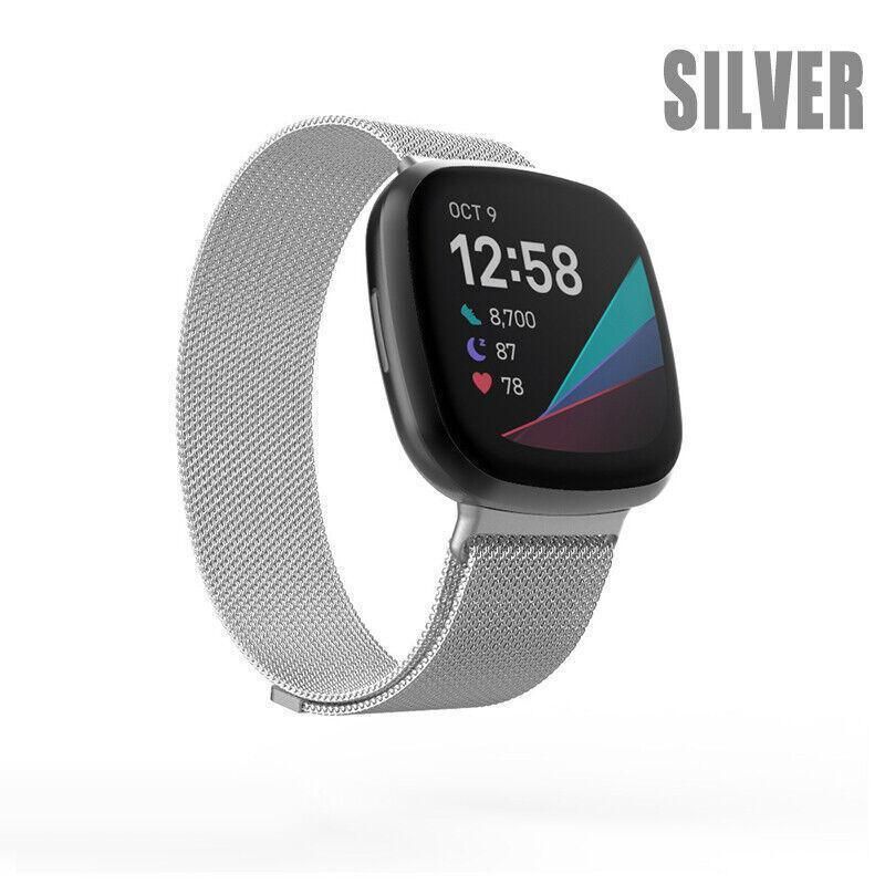 For Fitbit Versa 2 Lite Watch Band Strap Sports Metal Wristband Replacement