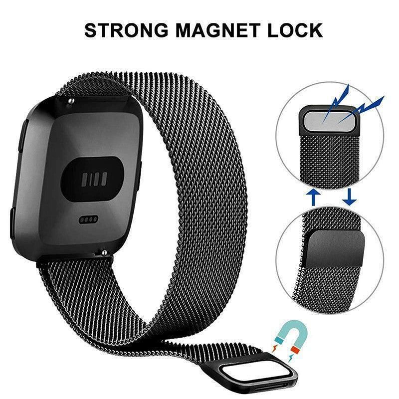 For Fitbit Versa 2 Lite Watch Band Strap Sports Metal Wristband Replacement view 5