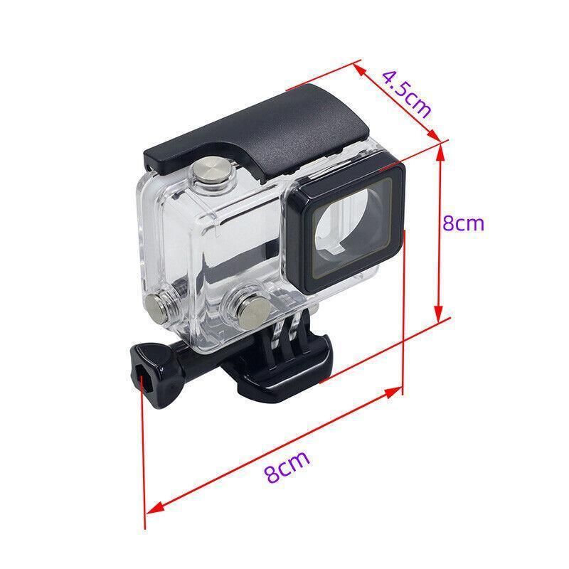 Waterproof Housing Case for GoPro Hero 3 Plus 4 Clear Protective Diving Shell view 4