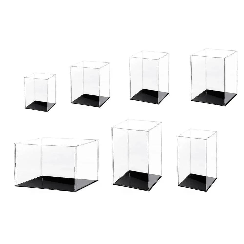 Acrylic Display Case Clear Box Dustproof Large Self-Install Cars Trucks view 3