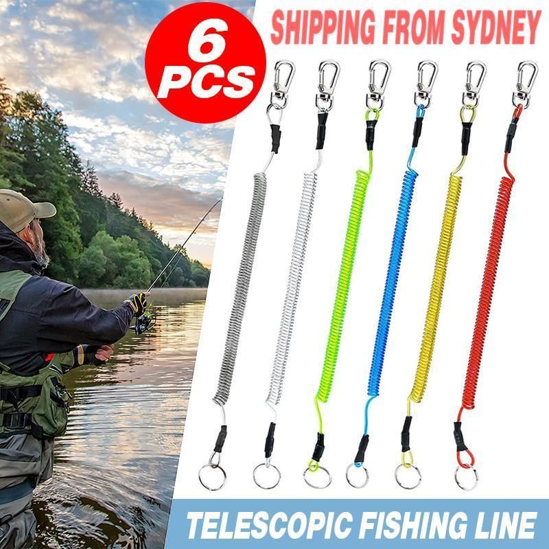 6X Fishing Lanyards Boating Ropes Kayak Secure Pliers Lip Grips Tackle Fish view 2