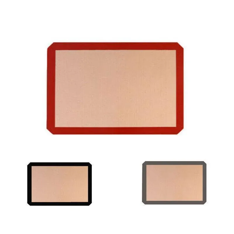 Silicone Baking Mat Non Stick Reusable Sheet for Pastry Dough Cookie Oven view 3