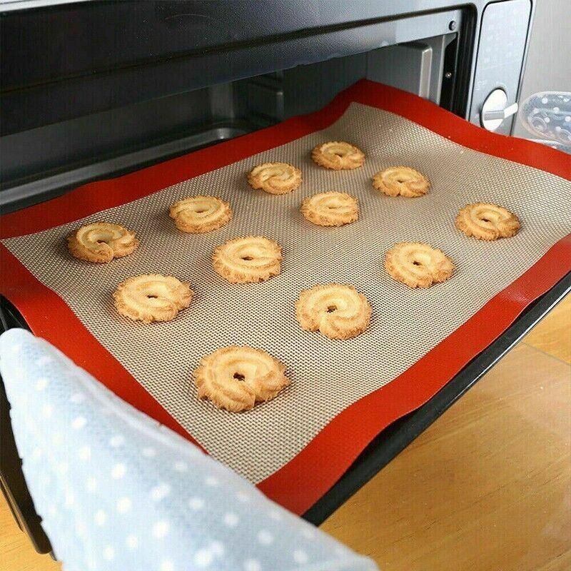 Silicone Baking Mat Non Stick Reusable Sheet for Pastry Dough Cookie Oven view 9