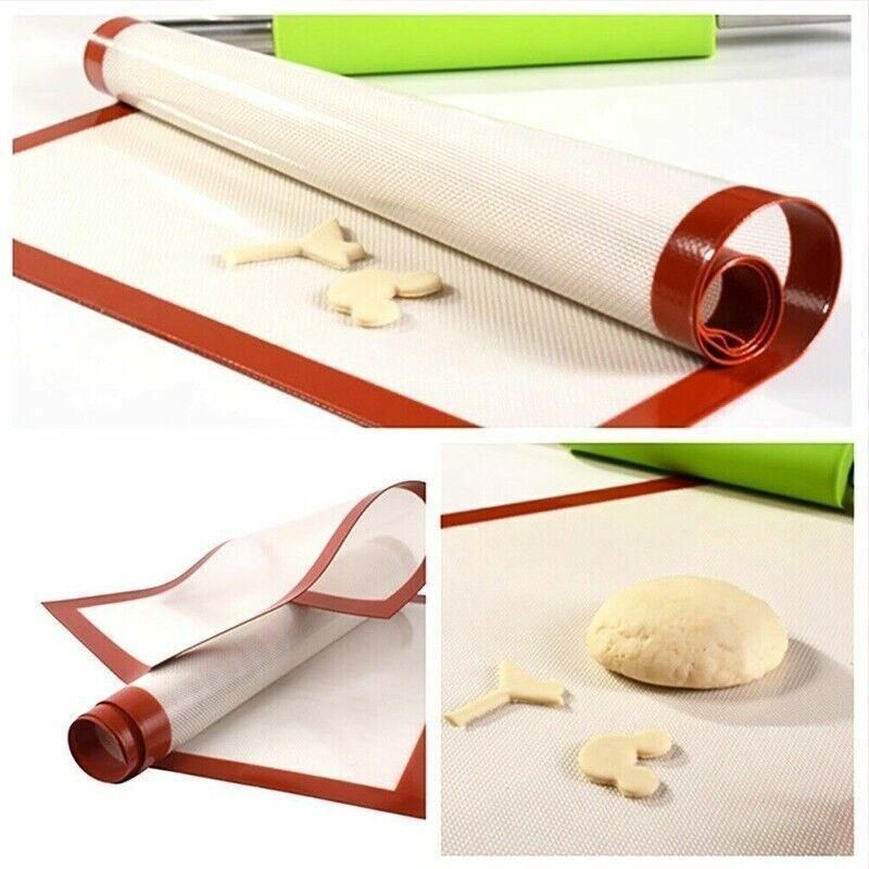 Silicone Baking Mat Non Stick Reusable Sheet for Pastry Dough Cookie Oven view 12