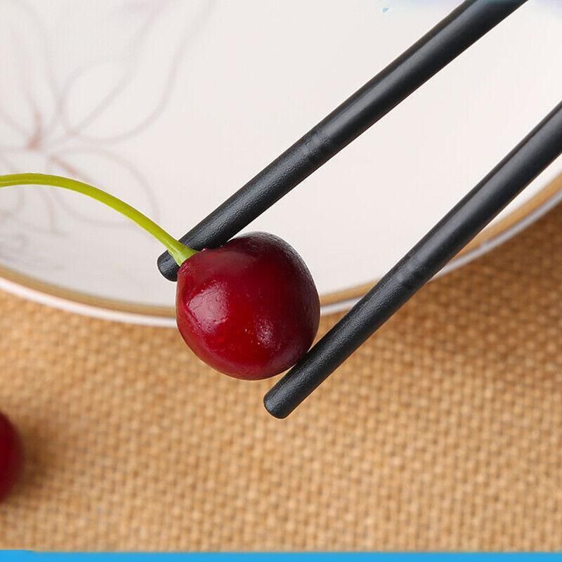 10Pairs Premium Fiberglass Reusable Chopsticks - Dishwasher Safe - Golden-2 view 14