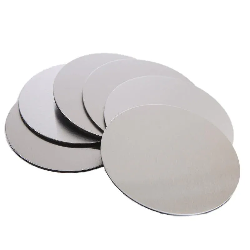 Stainless Steel Drink Coaster Set 6PCS Heat Resistant Cup Pads With Holder view 11
