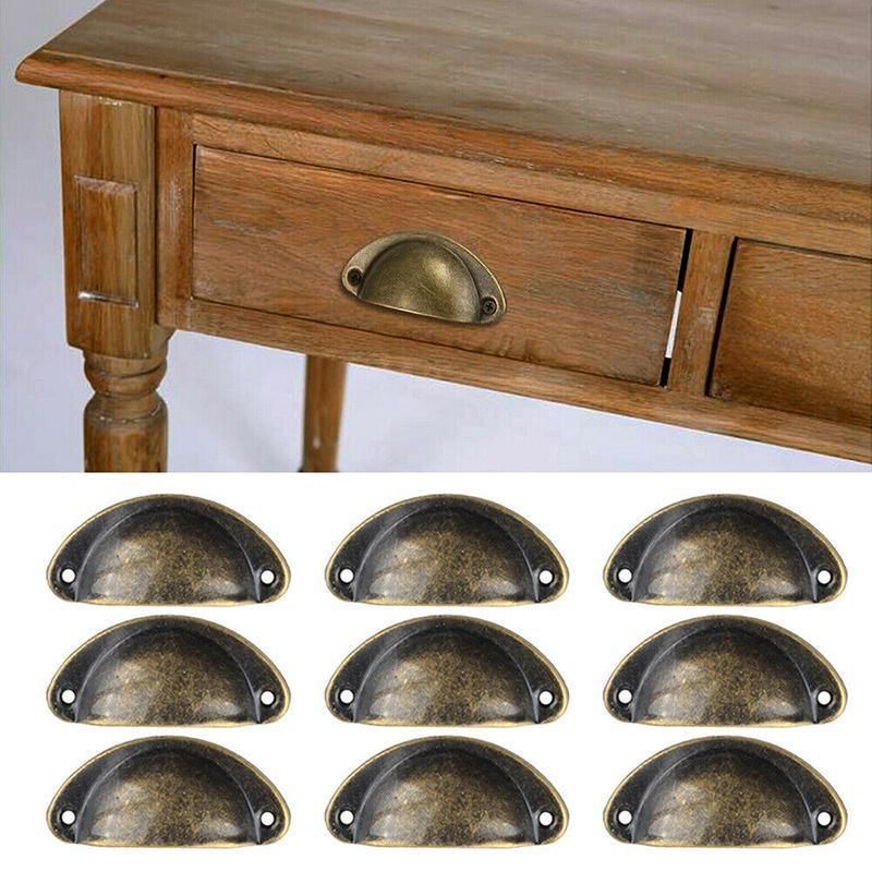 30X Modern Cup Cabinet Handle Knob Drawer Furniture Door Pull Shell Cupboard view 12