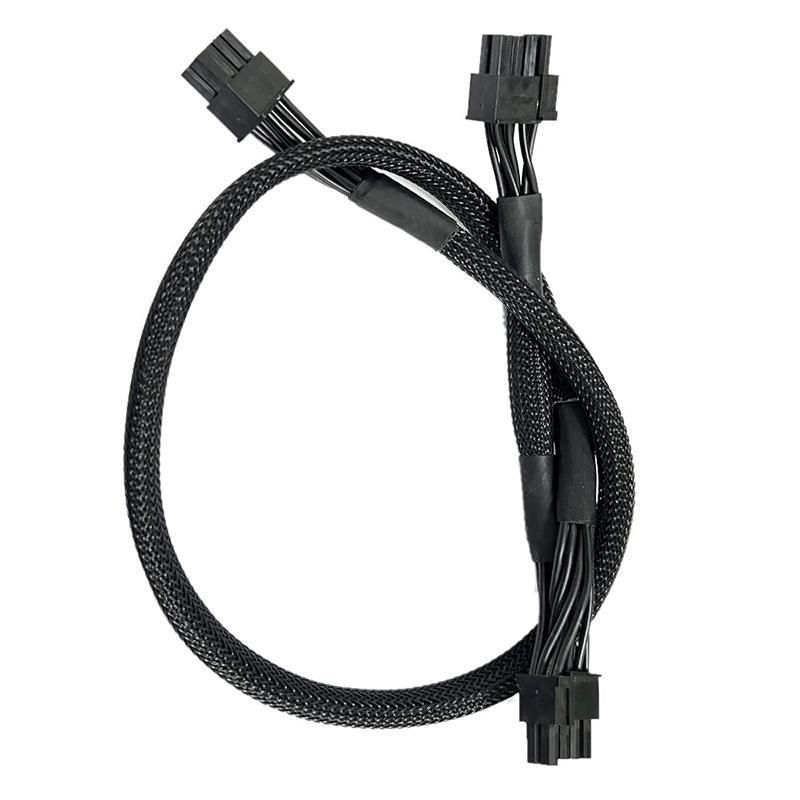 Dual Mini 6 Pin to 8 Pin PCI-E Video Card Power Cable Y Splitter 18AWG Mac Pro view 7