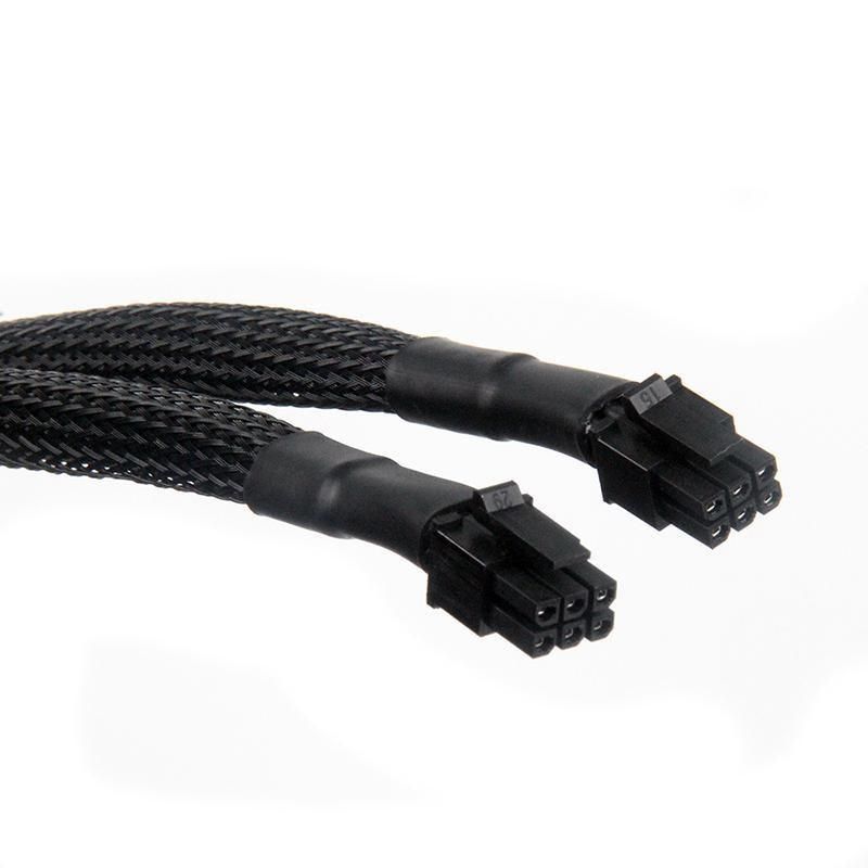 Dual Mini 6 Pin to 8 Pin PCI-E Video Card Power Cable Y Splitter 18AWG Mac Pro view 10