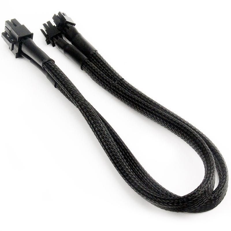 Dual Mini 6 Pin to 8 Pin PCI-E Video Card Power Cable Y Splitter 18AWG Mac Pro view 11