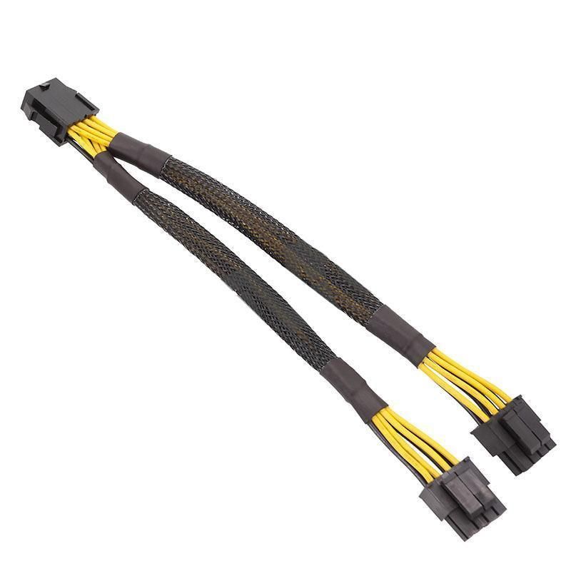 8Pin ATX 12v CPU EPS Power Extension Splitter Cable Adapter Motherboard copper view 3
