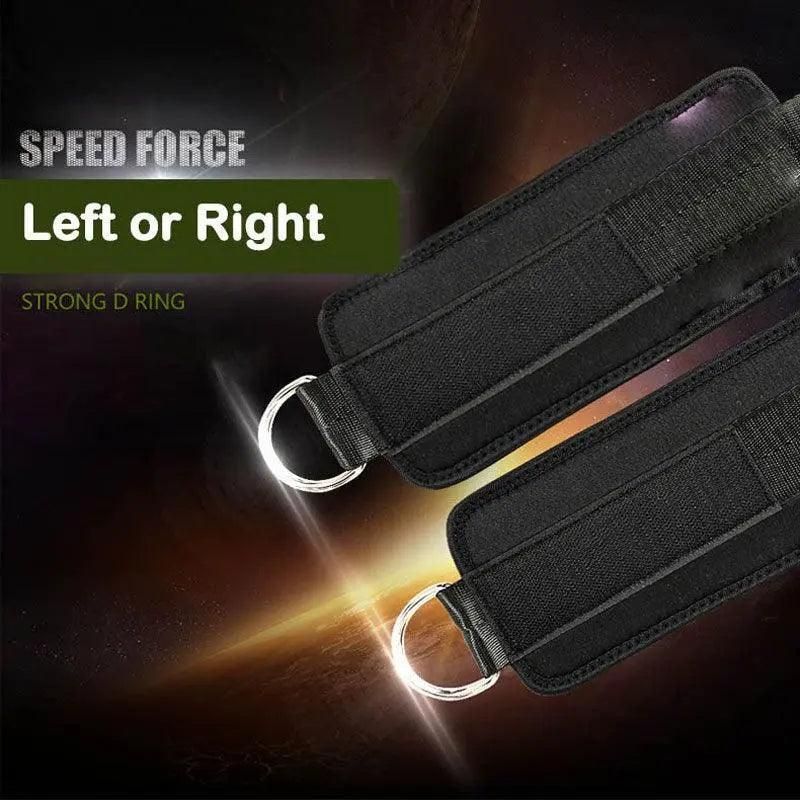 Aolikes Weight Lifting Ankle D-Ring Strap Cable Kickbacks Attachment Gym Leg view 2