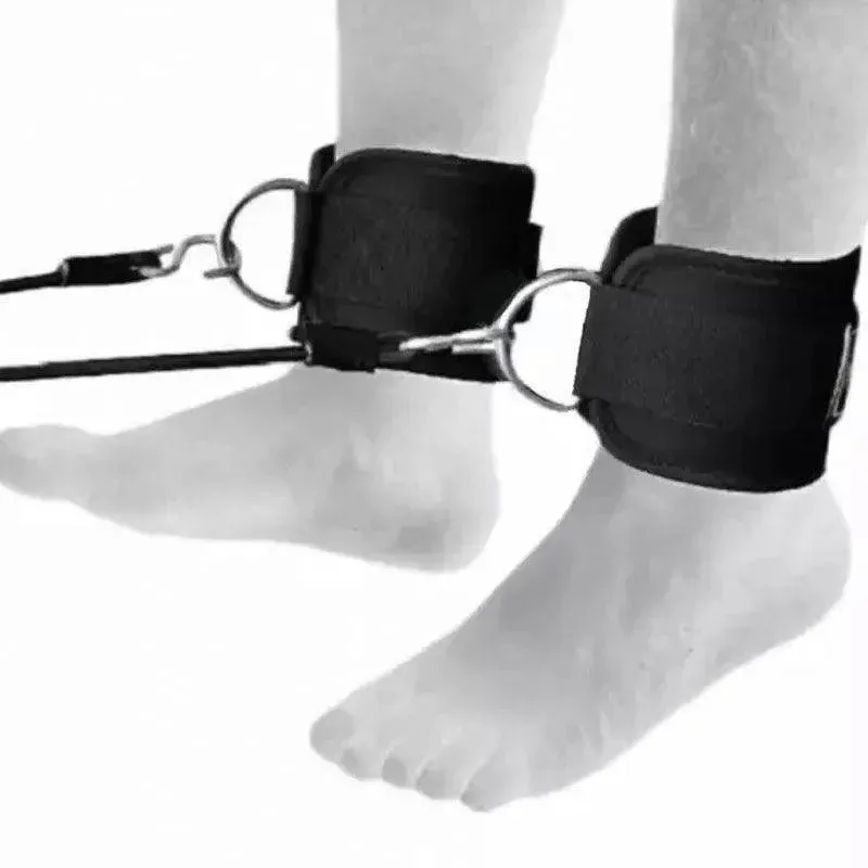 Aolikes Weight Lifting Ankle D-Ring Strap Cable Kickbacks Attachment Gym Leg view 6