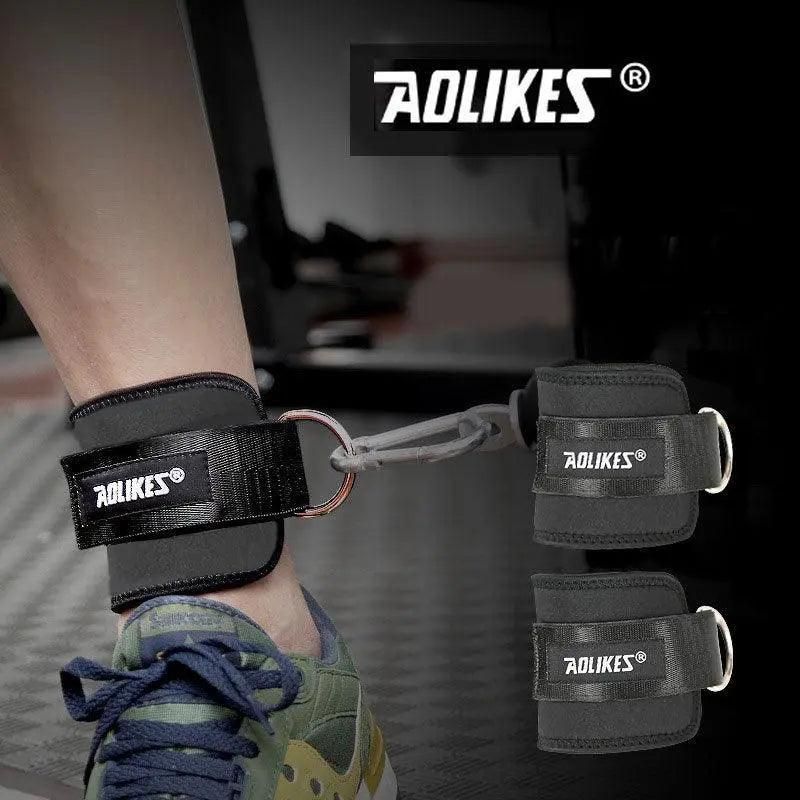 Aolikes Weight Lifting Ankle D-Ring Strap Cable Kickbacks Attachment Gym Leg view 11